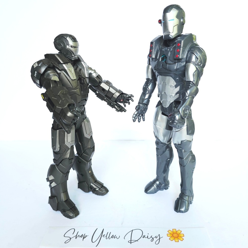 Marvel War Machine Action Figure Lot 12" and 10" Articulated Armor Toy Figures